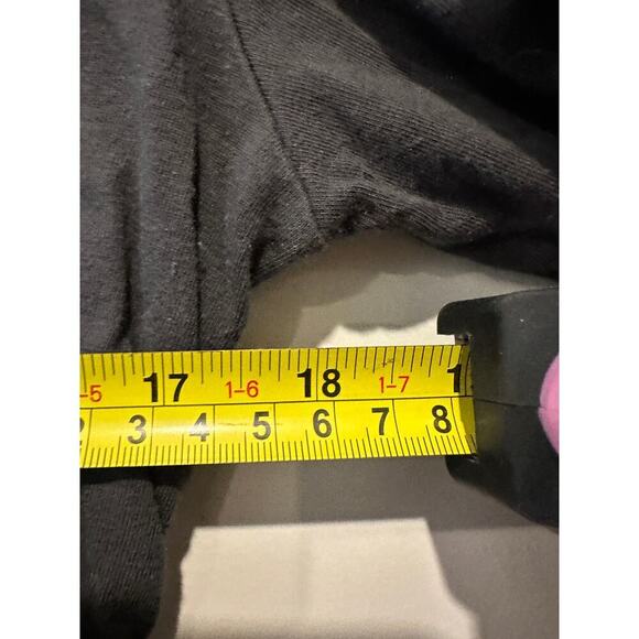 Michael Kors Size XL Gray Scoop Neck Stretch Side Zip Logo Work Office Blouse - Picture 7 of 8